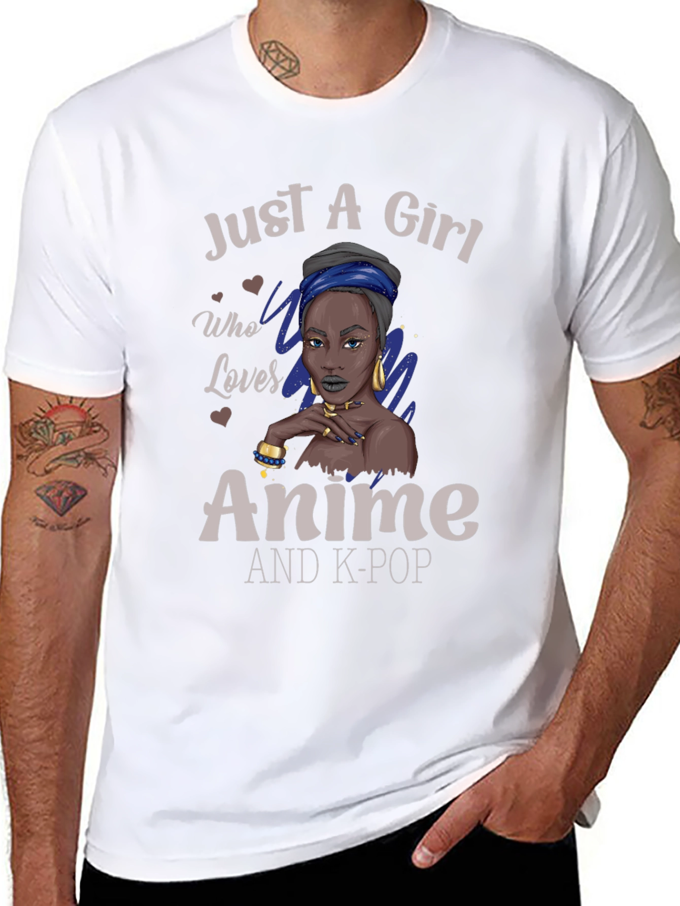 Just A Girl Who Loves Anime & K-Pop T-Shirt