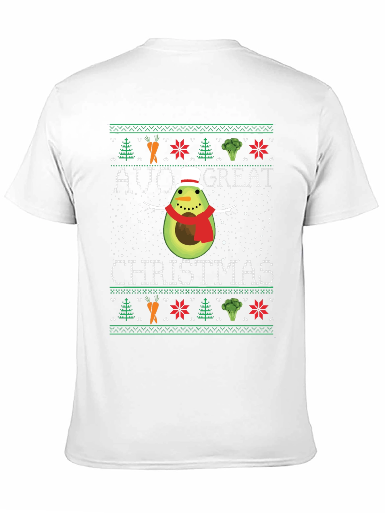 Avo Great Christmas T-Shirt - Funny Holiday Avocado Tee