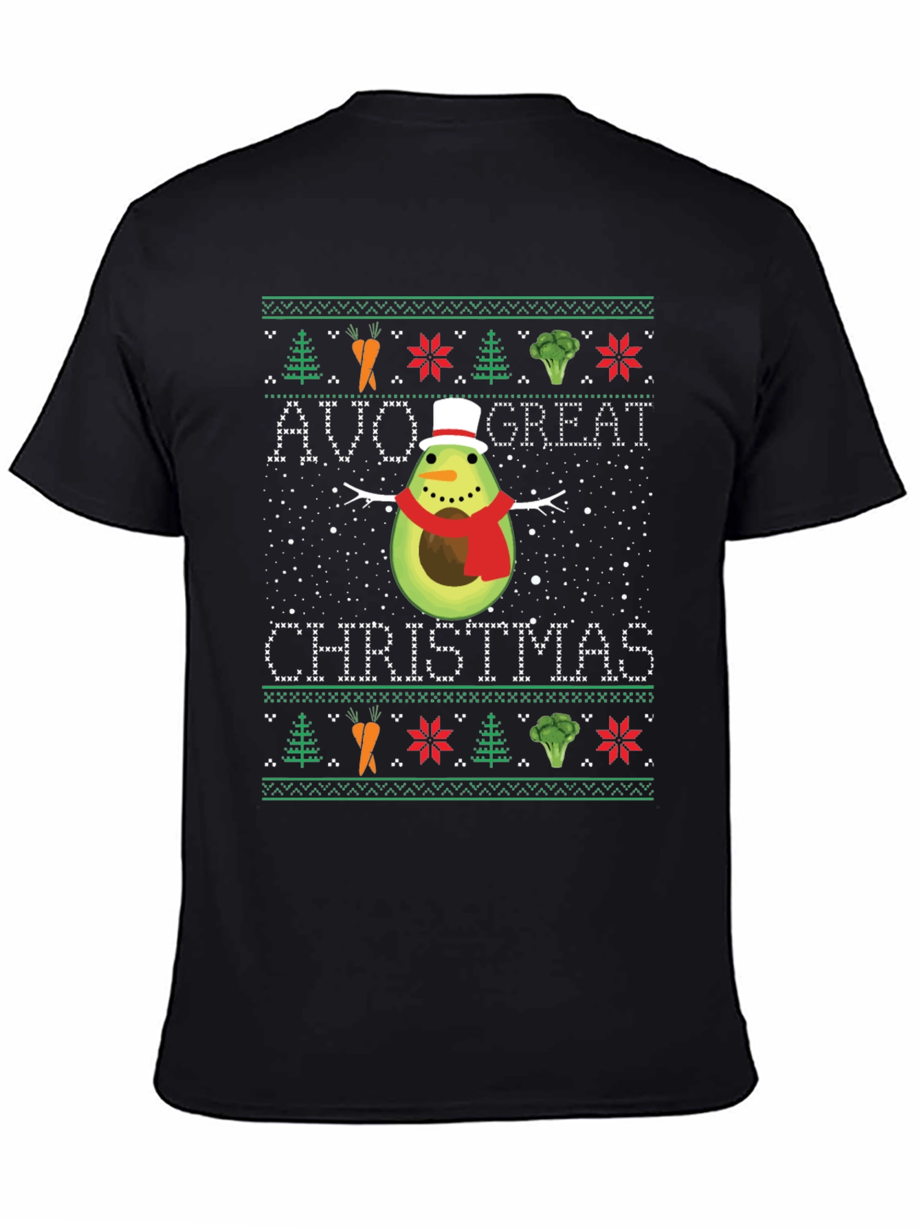 Avo Great Christmas T-Shirt - Funny Holiday Avocado Tee