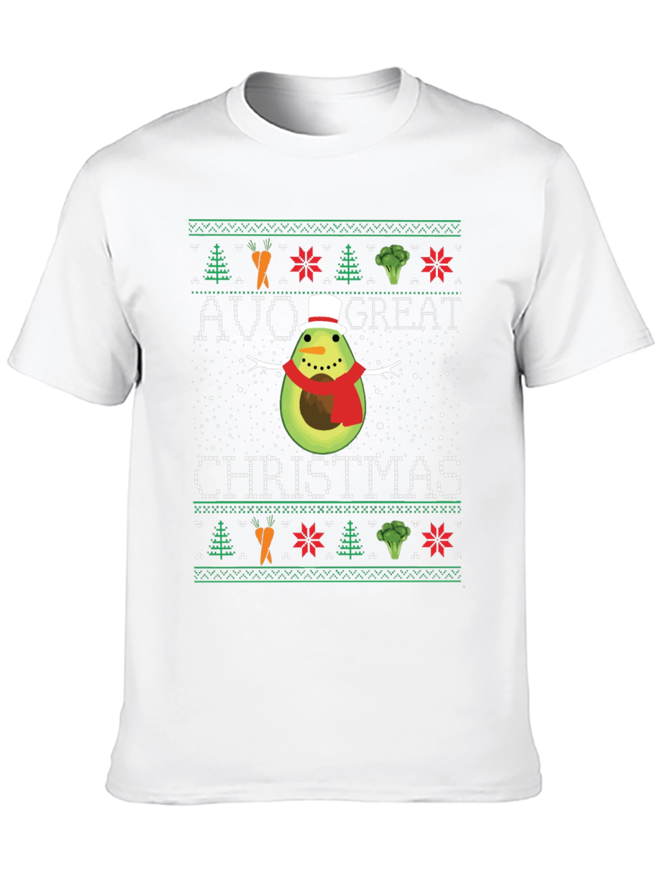 Avo Great Christmas T-Shirt - Funny Holiday Avocado Tee