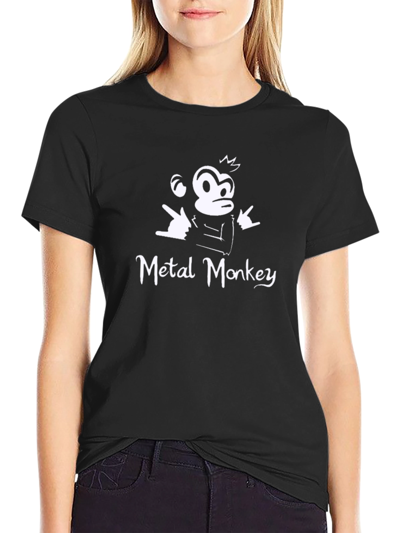 Metal Monkey Graphic Tee - Rock On!