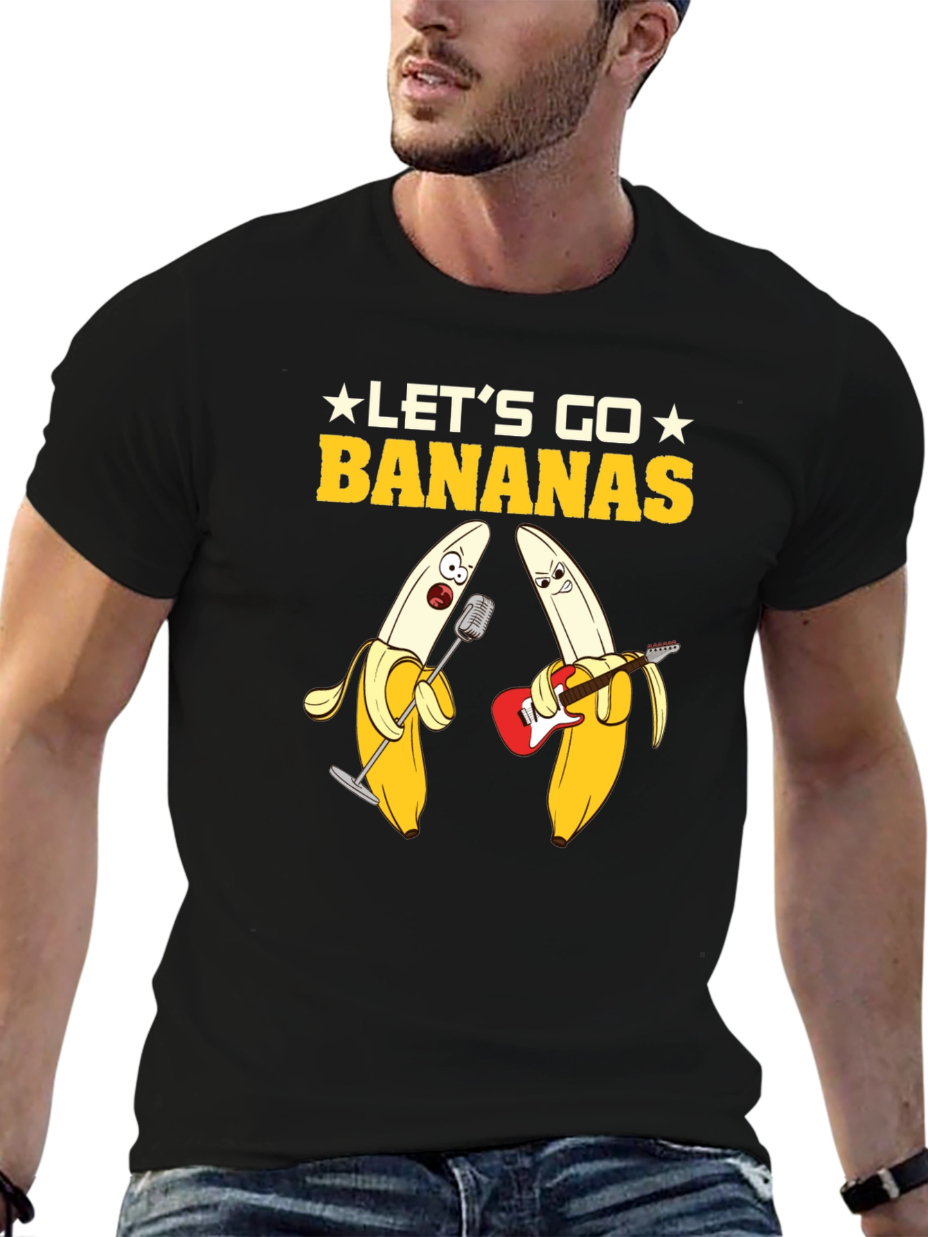 Lets Go Bananas Graphic T-Shirt