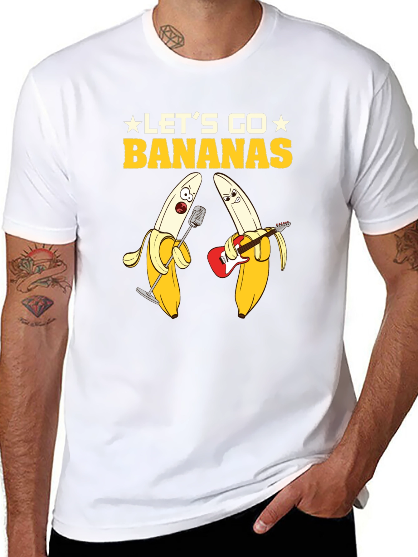Lets Go Bananas Graphic T-Shirt