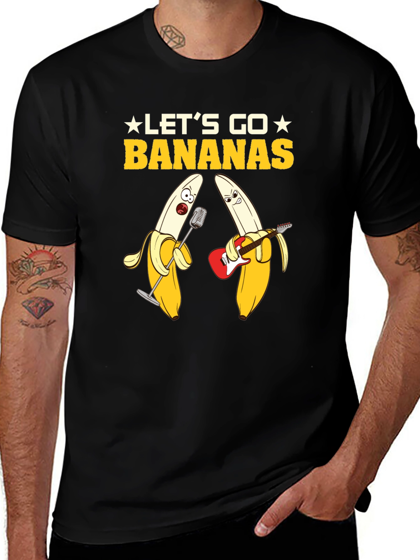 Lets Go Bananas Graphic T-Shirt
