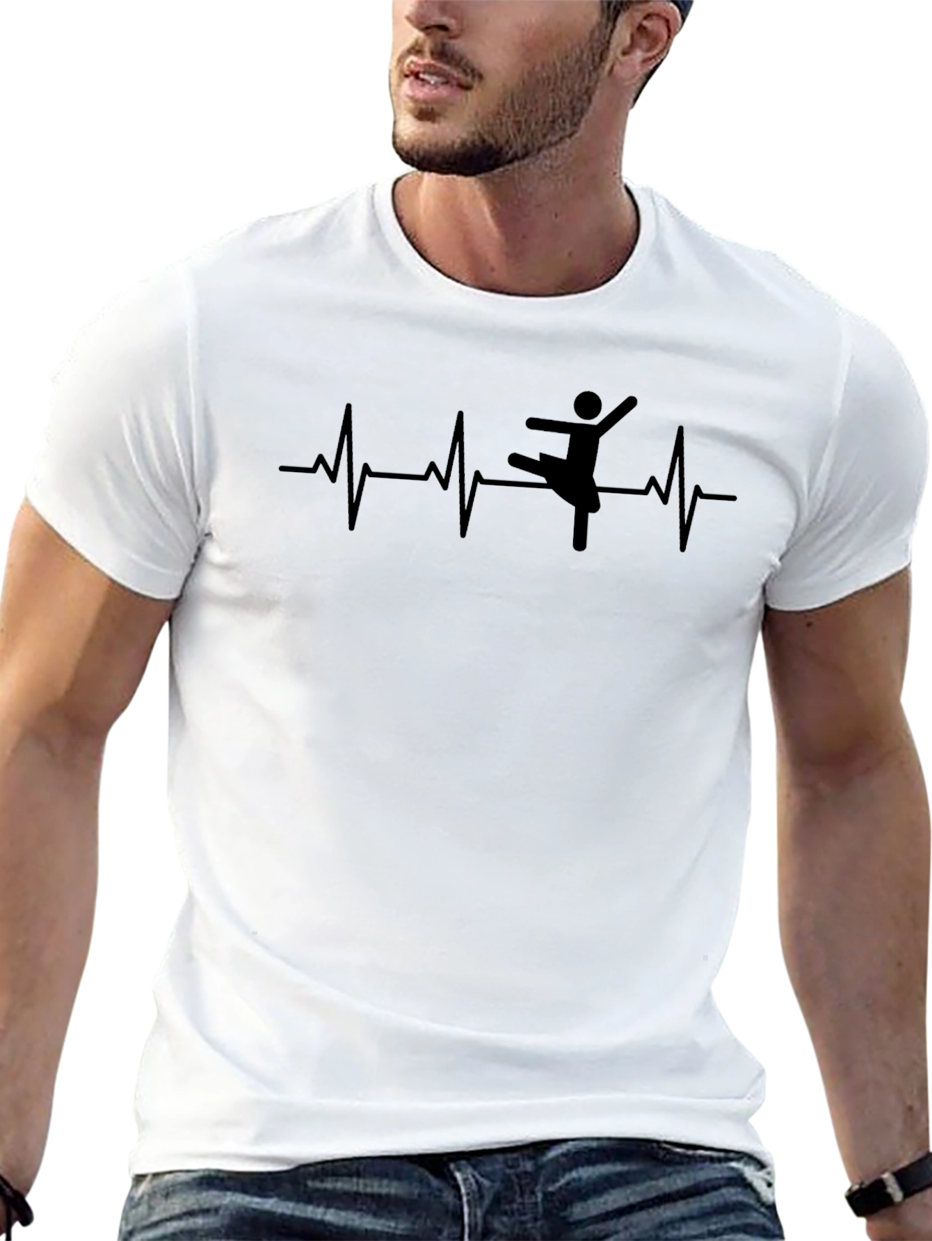 Ballerina Heartbeat T-Shirt - Dance Lover Tee