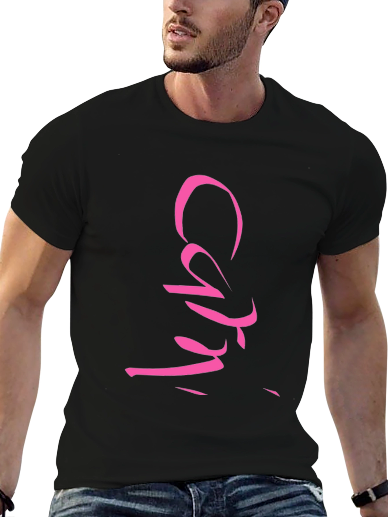 Cool Script Black Tee