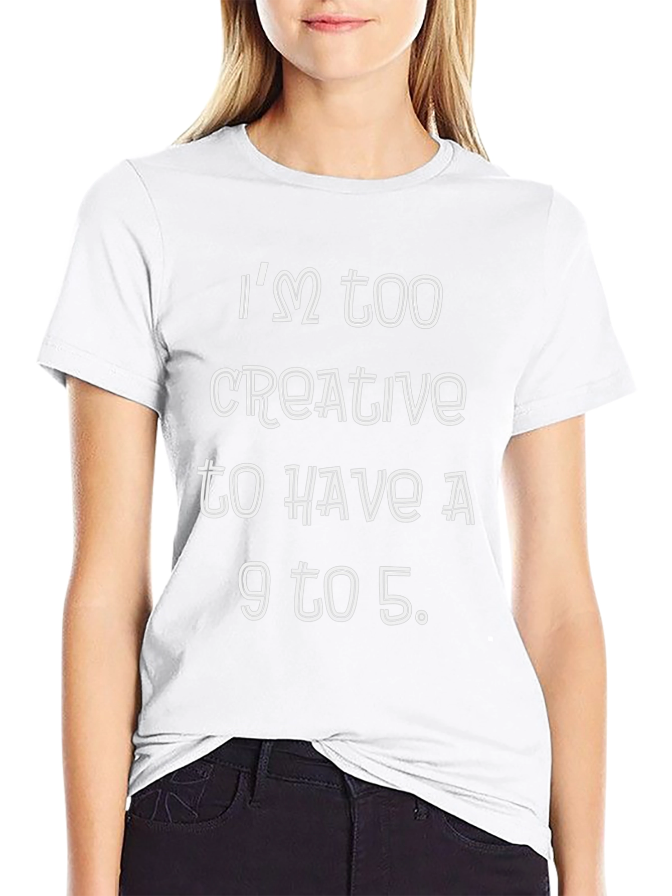 Creative 9 to 5 T-Shirt Funny Graphic Tee