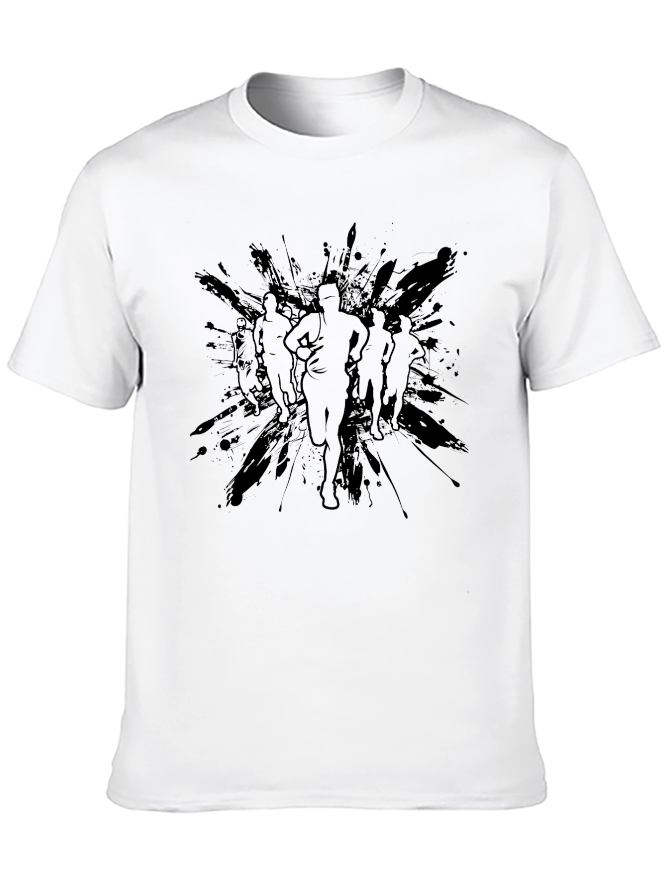 Black Runner Graphic Tee