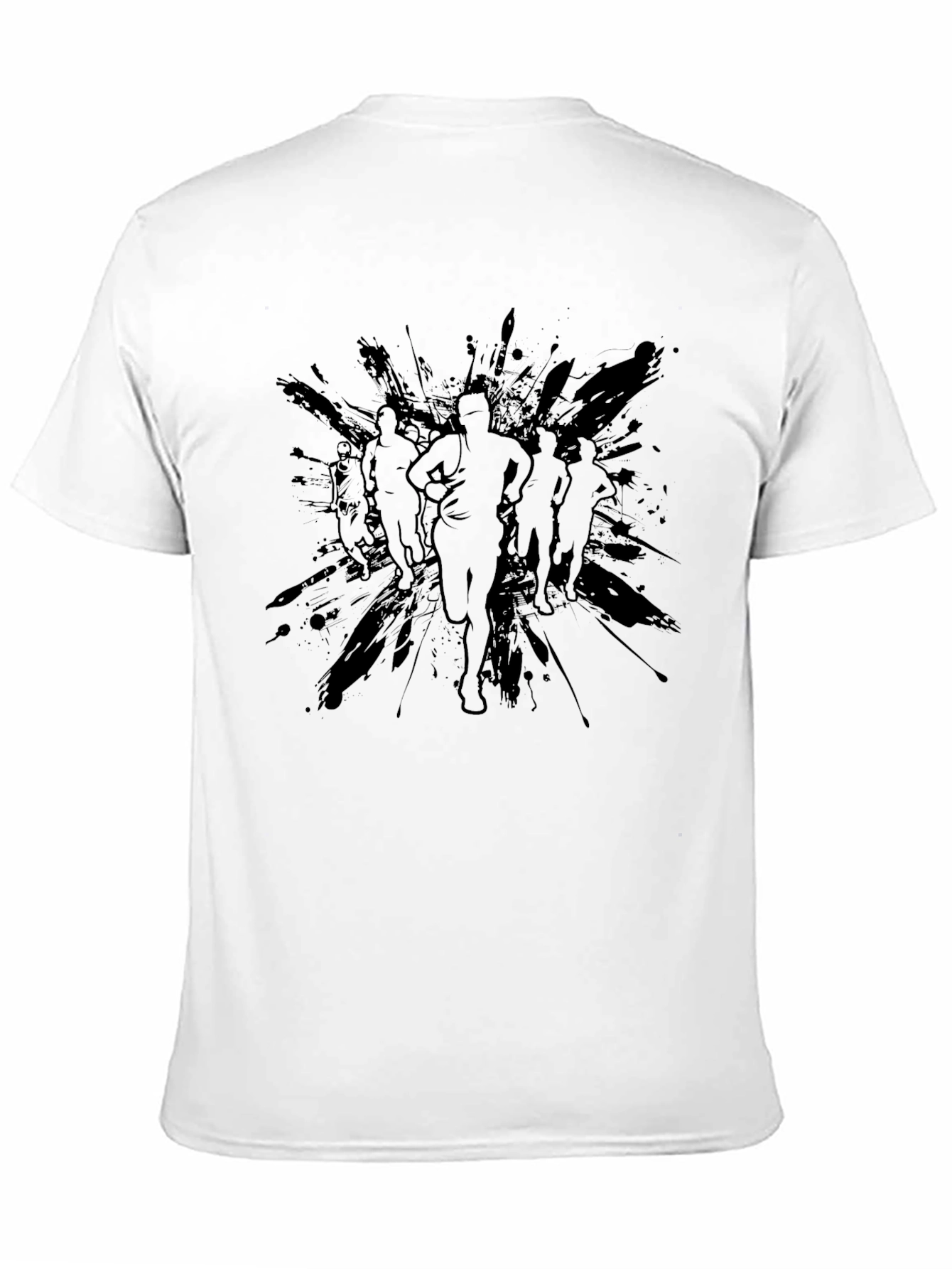 Black Runner Graphic Tee