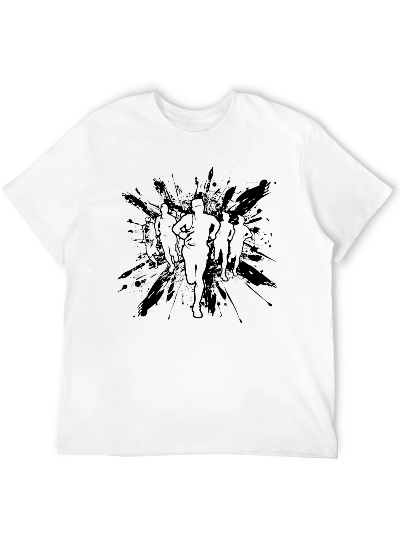 Black Runner Graphic Tee