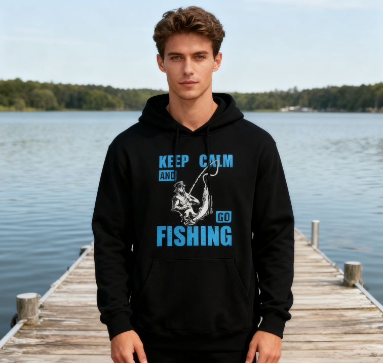 Outdoor Sports Fishing Quote Sweatshirt