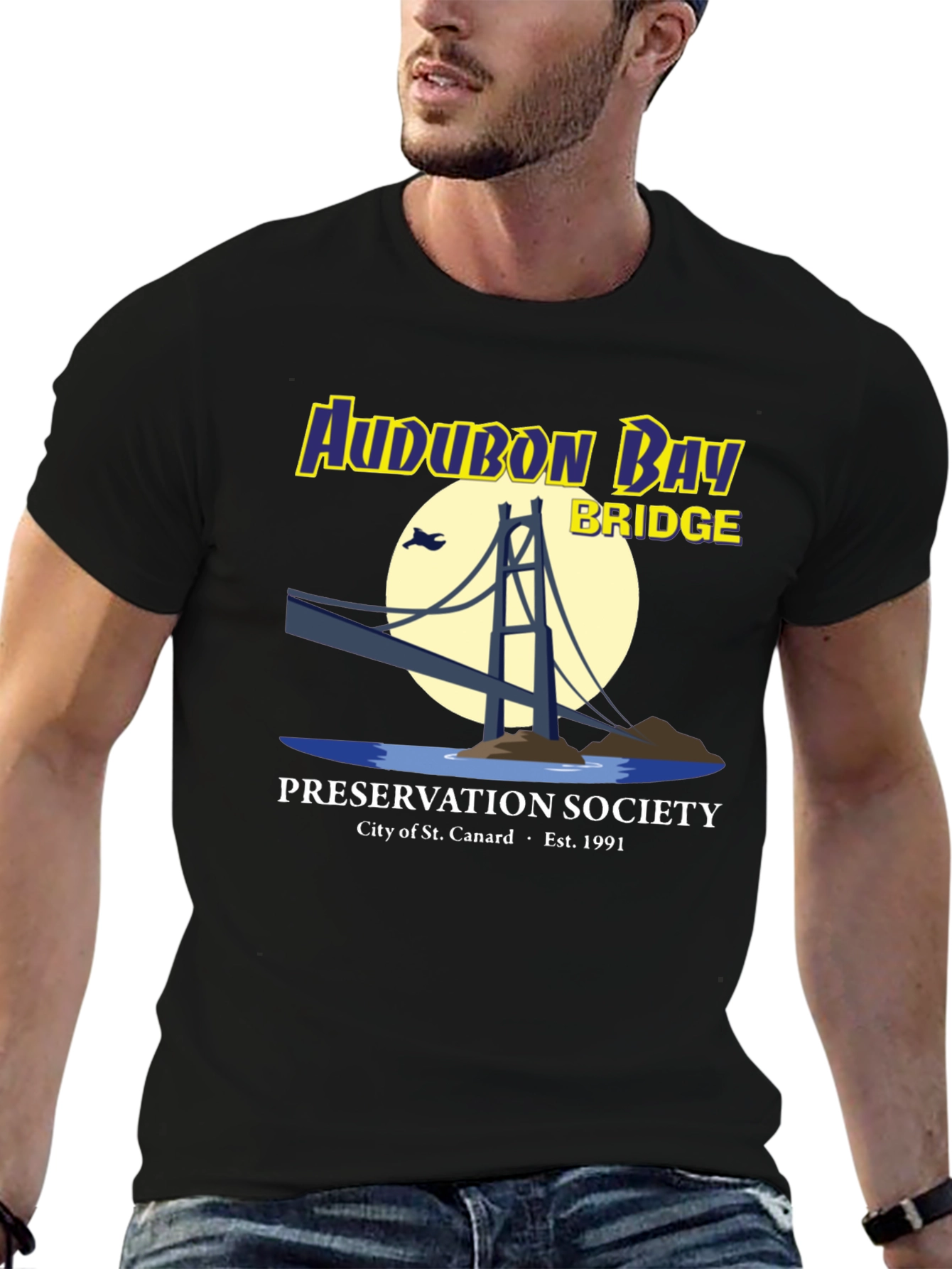Audubon Bay Bridge Preservation Society T-Shirt