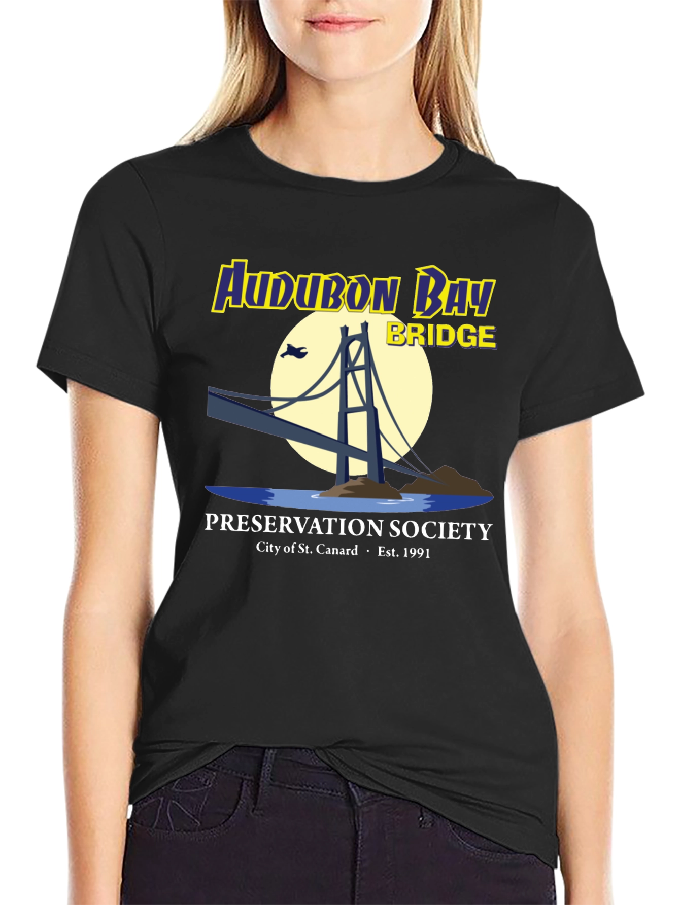 Audubon Bay Bridge Preservation Society T-Shirt