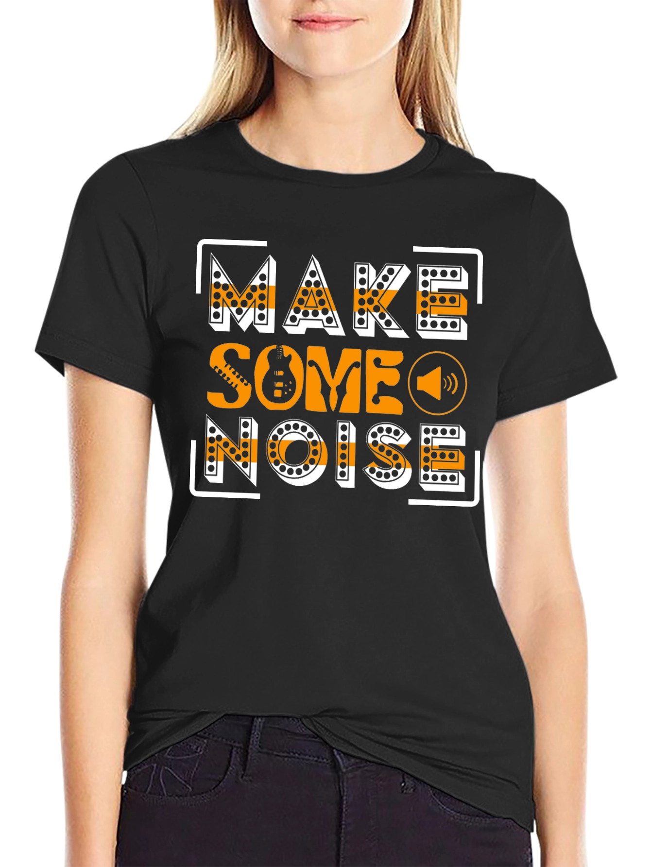 Make Some Noise Graphic Tee - Musicians T-Shirt