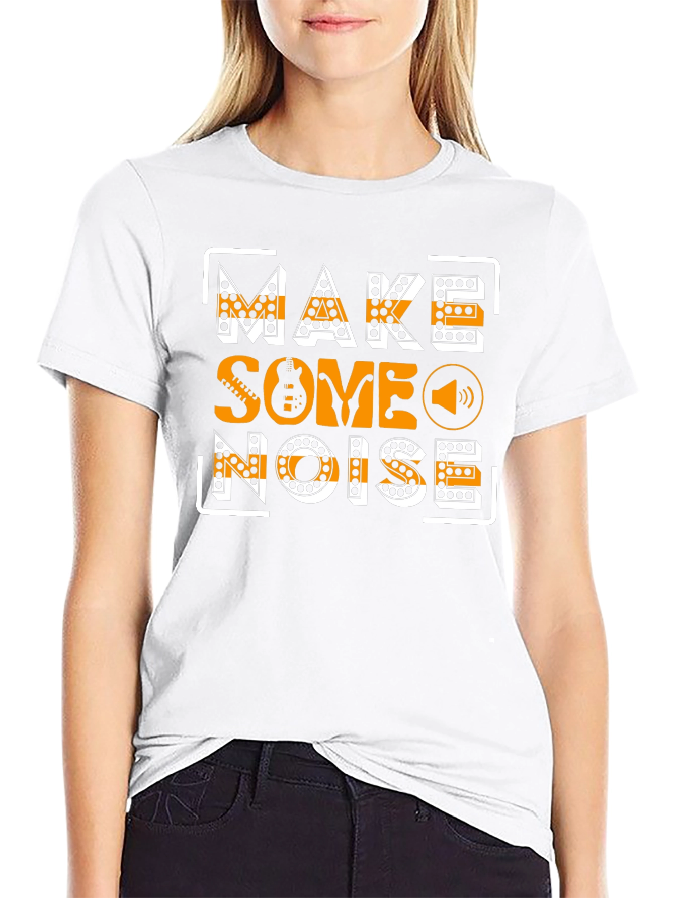 Make Some Noise Graphic Tee - Musicians T-Shirt