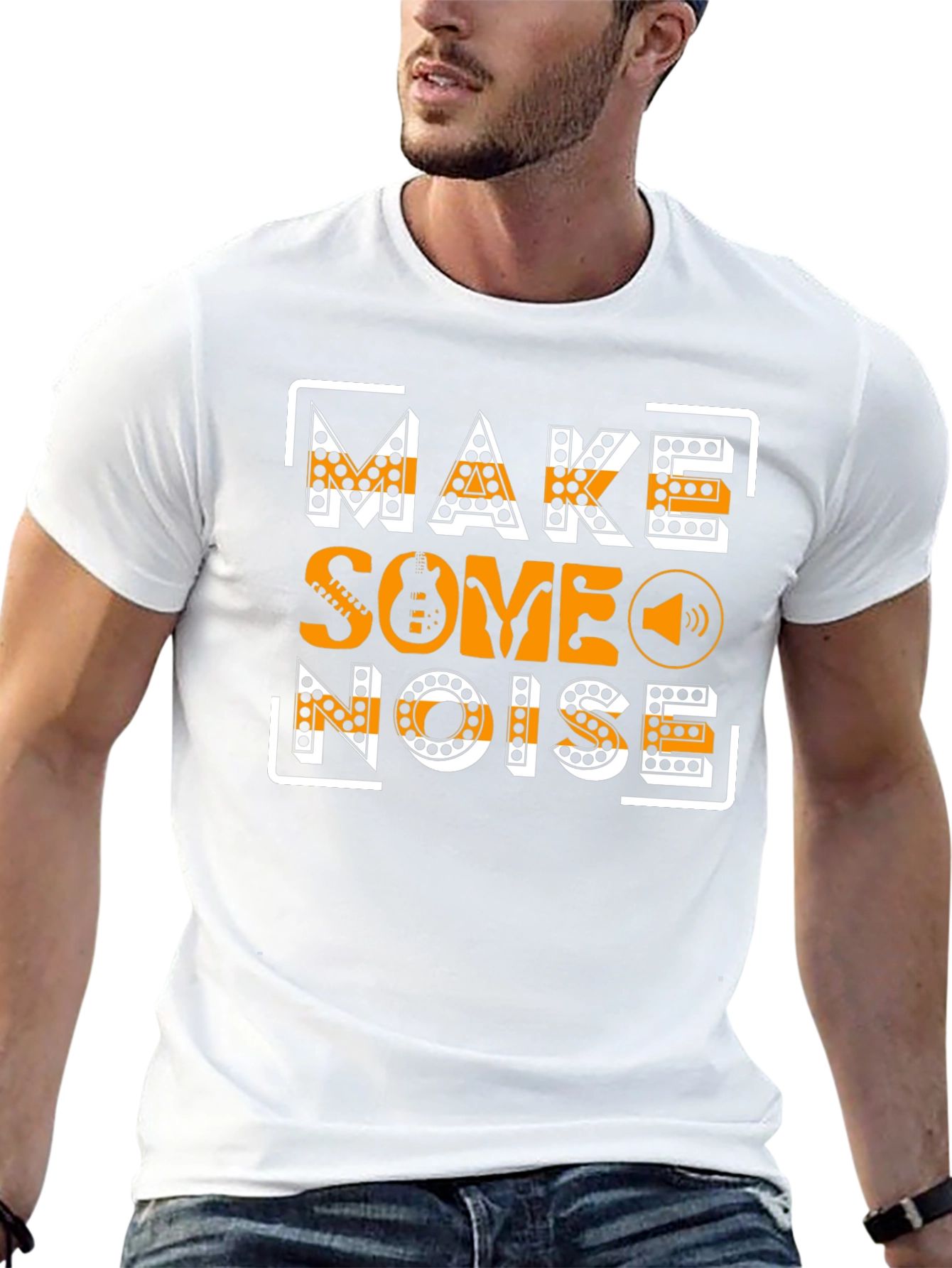 Make Some Noise Graphic Tee - Musicians T-Shirt