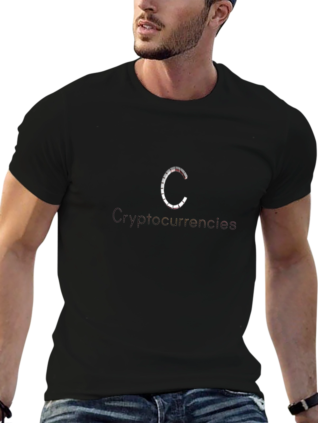 Crypto Enthusiast Tee - Black Short Sleeve Shirt