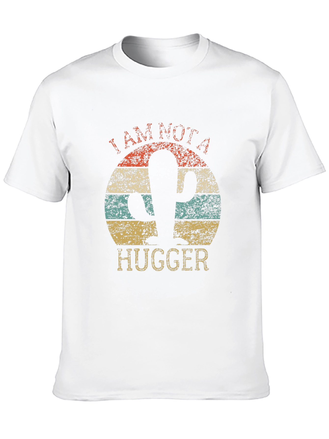 I Am Not A Hugger Cactus T-Shirt