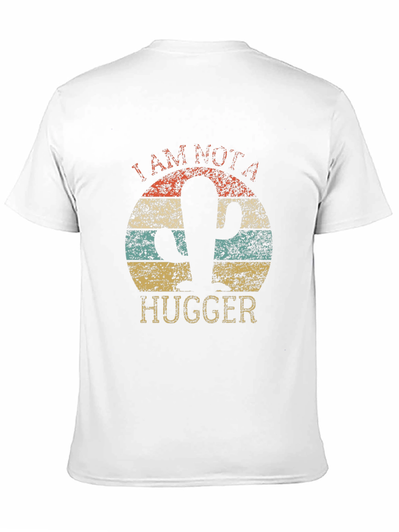 I Am Not A Hugger Cactus T-Shirt