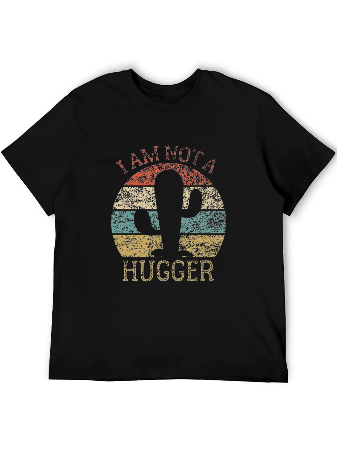 I Am Not A Hugger Cactus T-Shirt