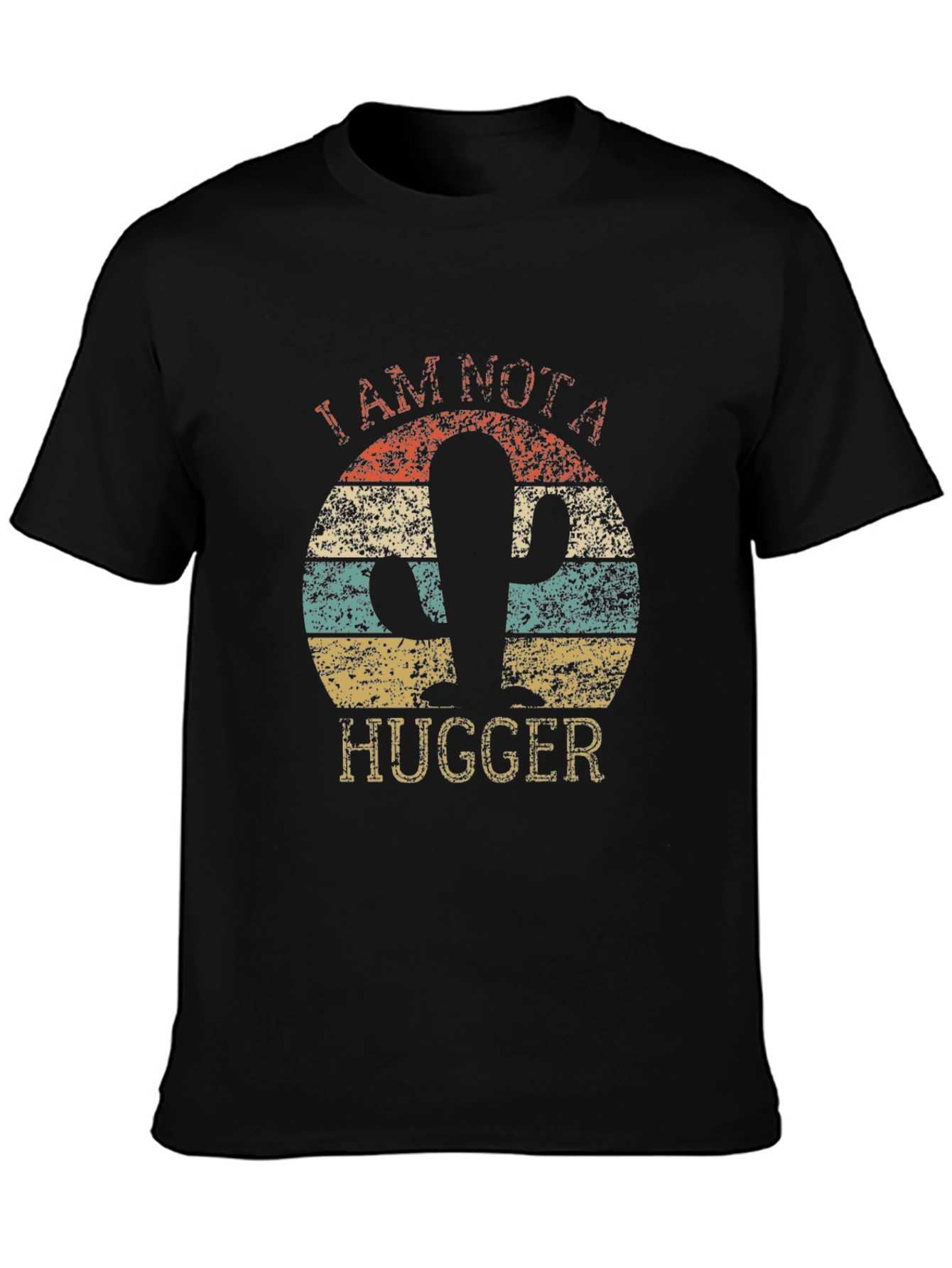I Am Not A Hugger Cactus T-Shirt