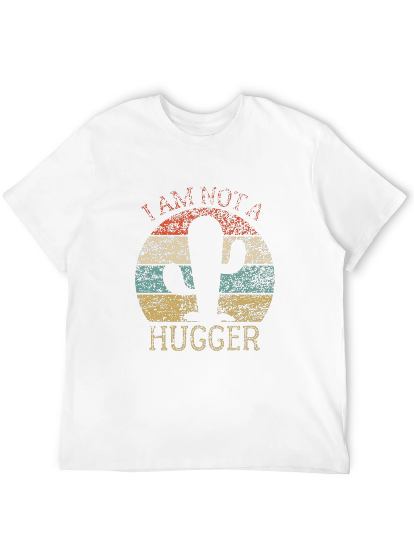 I Am Not A Hugger Cactus T-Shirt