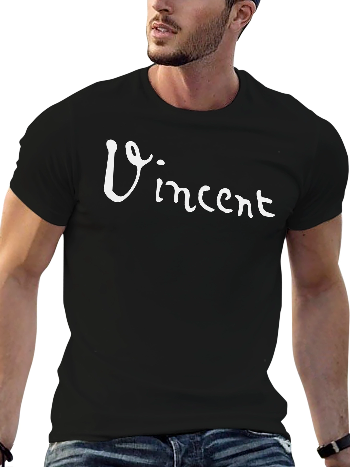 Vincent T-Shirt - Stylish Custom Name Tee