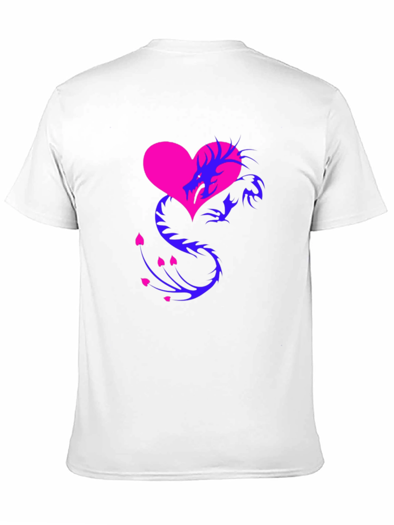 Dragon Heart Graphic Tee - Stylish Mens Shirt