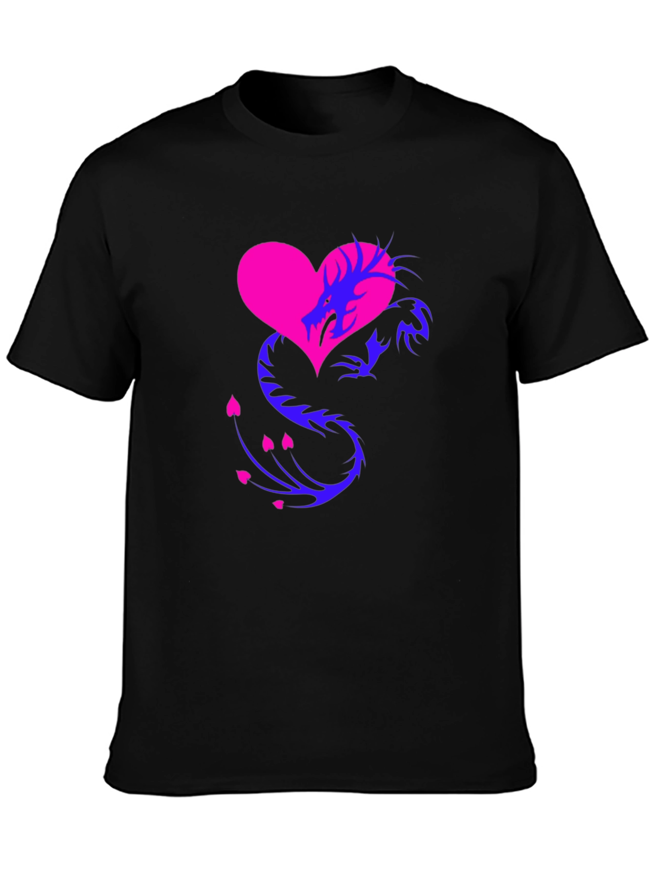 Dragon Heart Graphic Tee - Stylish Mens Shirt