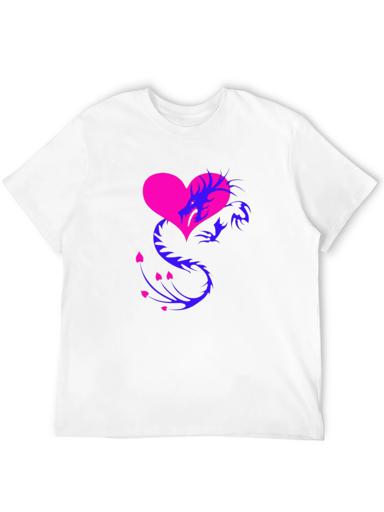 Dragon Heart Graphic Tee - Stylish Mens Shirt