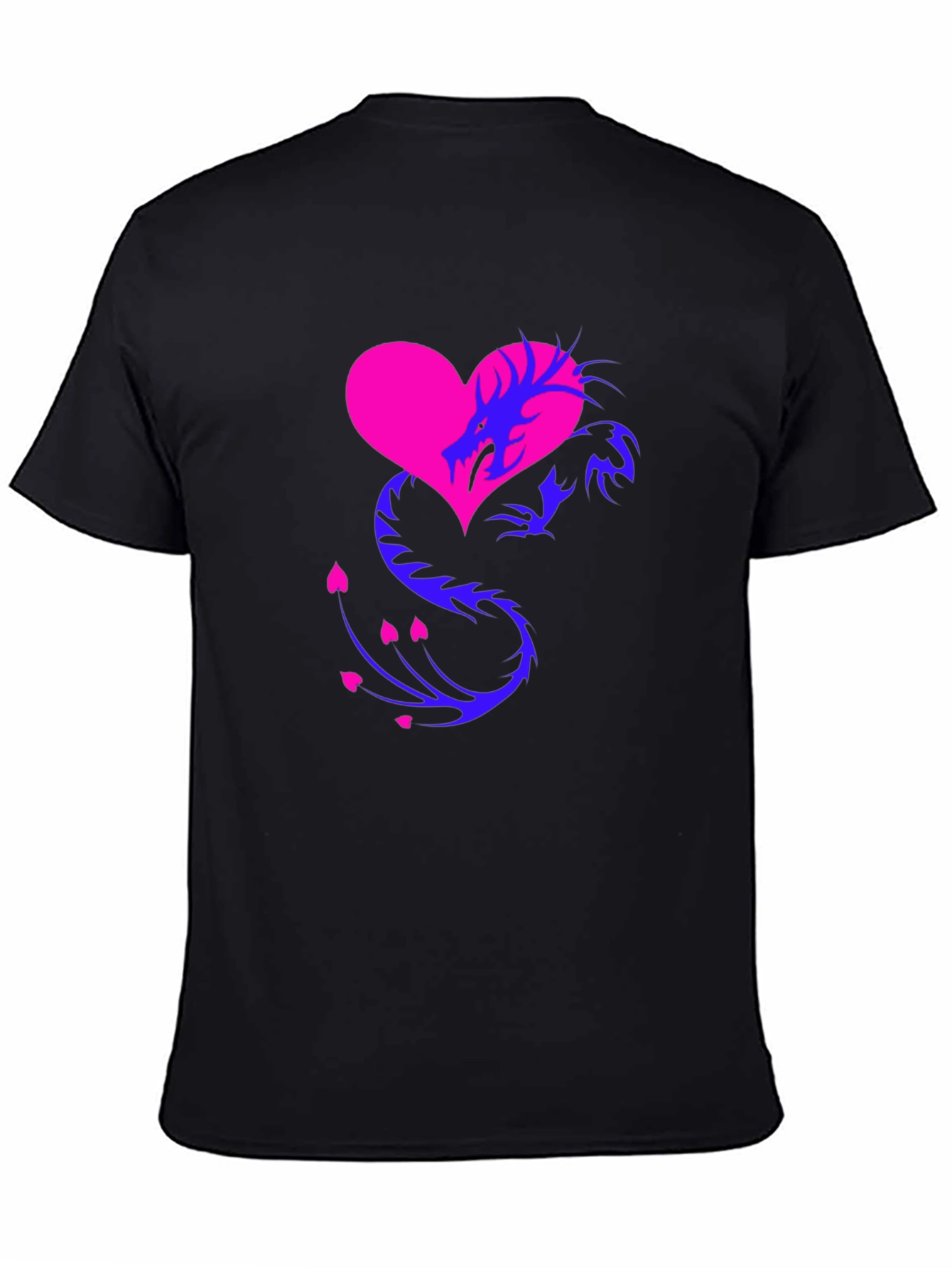 Dragon Heart Graphic Tee - Stylish Mens Shirt