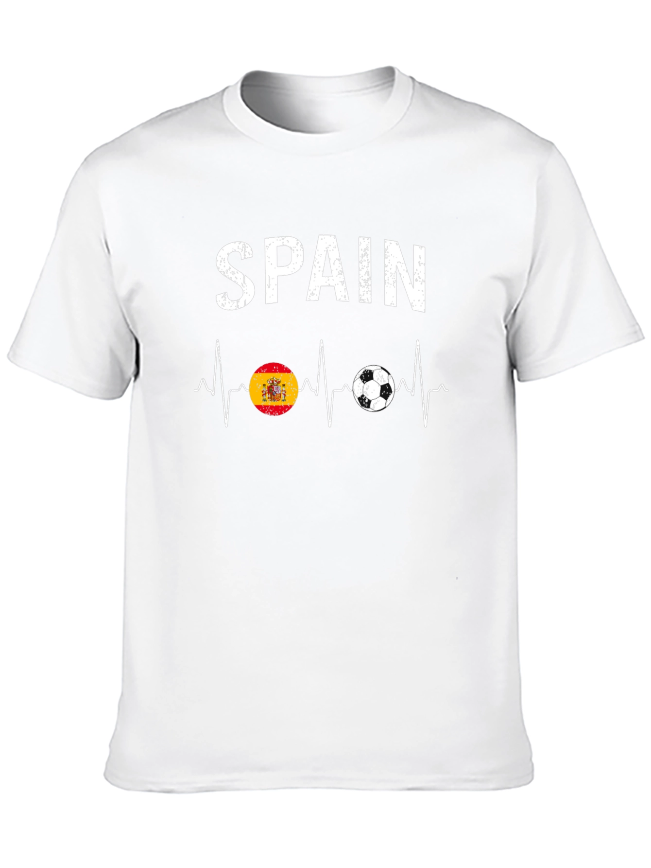 Spain Soccer Heartbeat T-Shirt