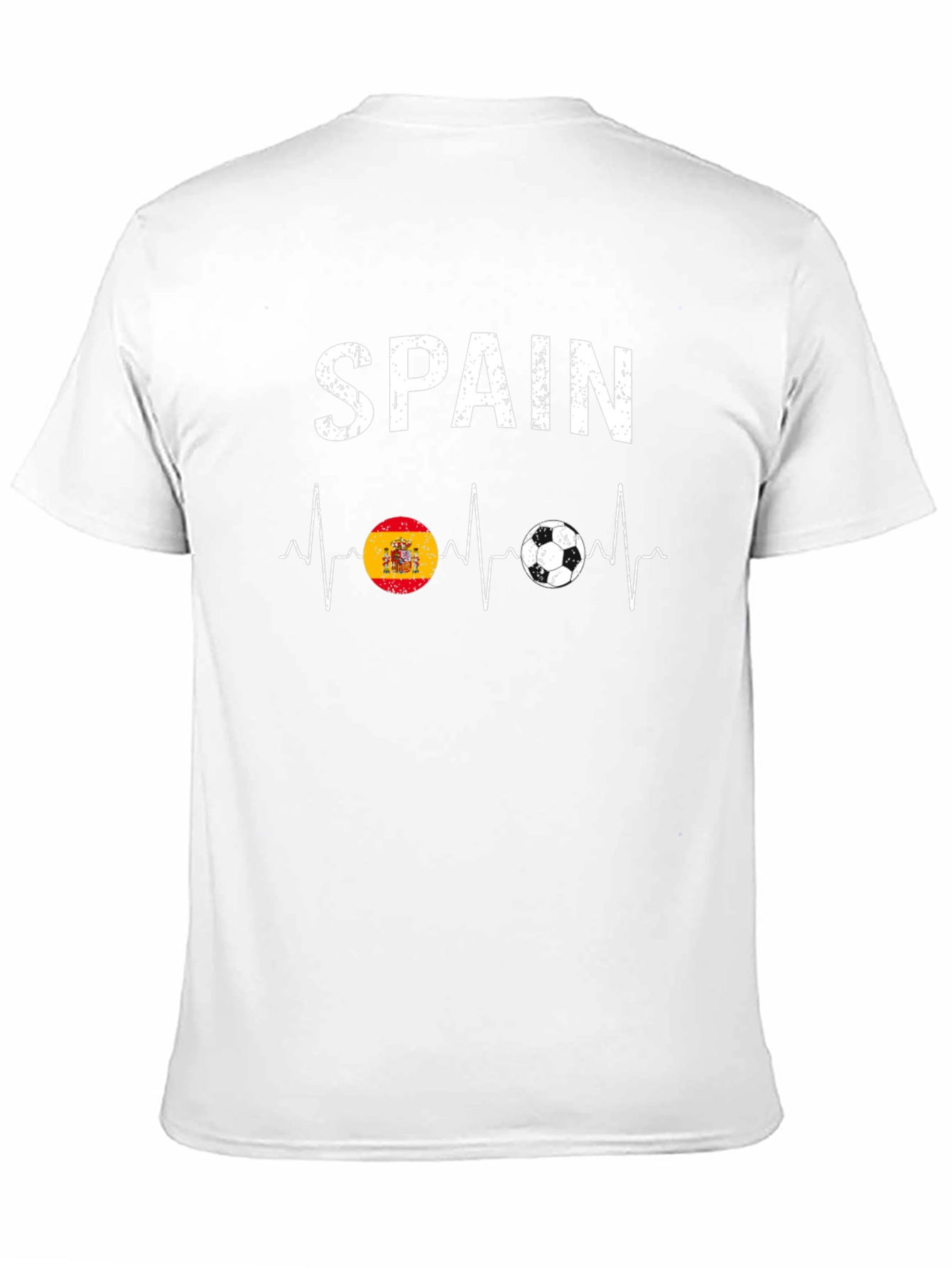 Spain Soccer Heartbeat T-Shirt