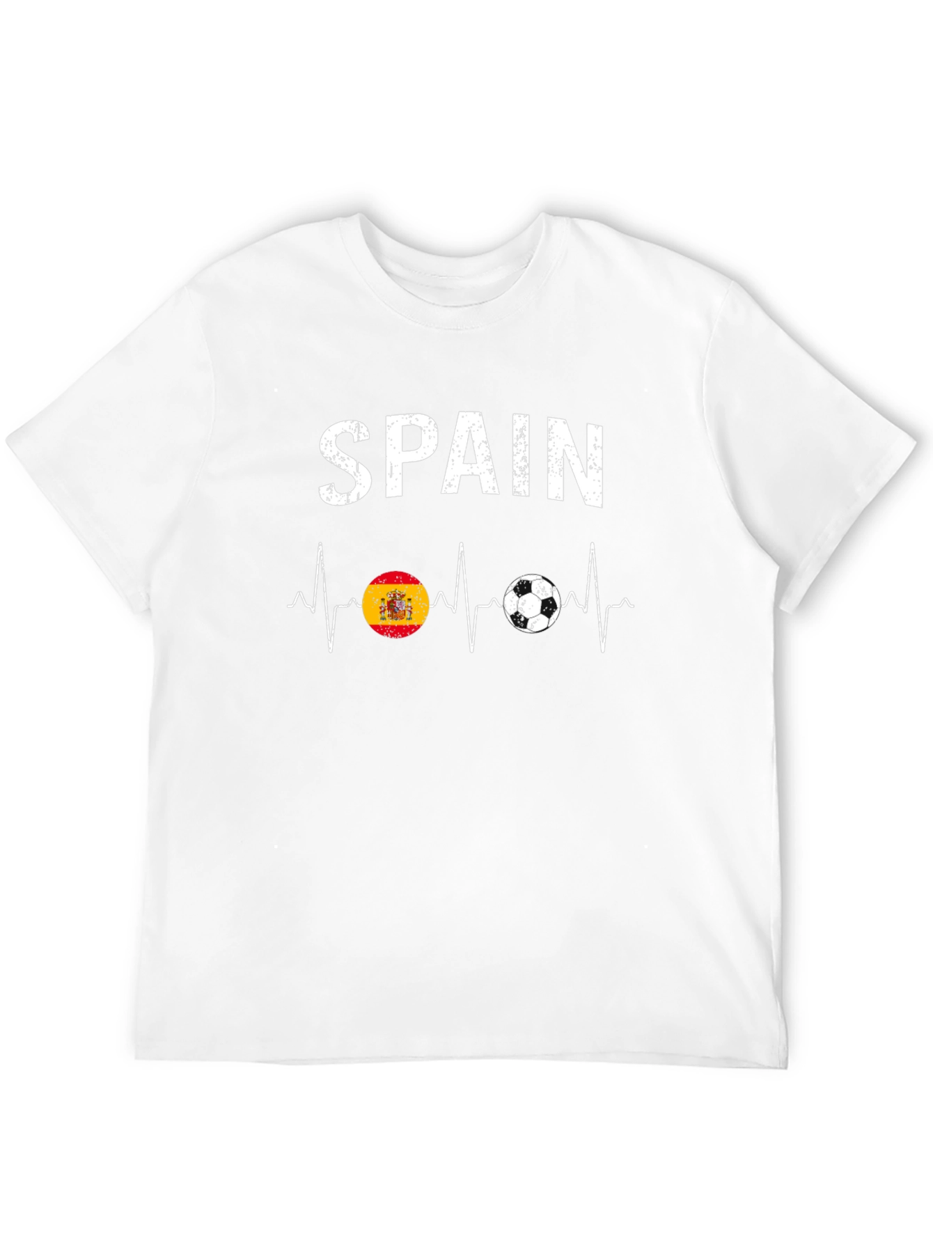Spain Soccer Heartbeat T-Shirt