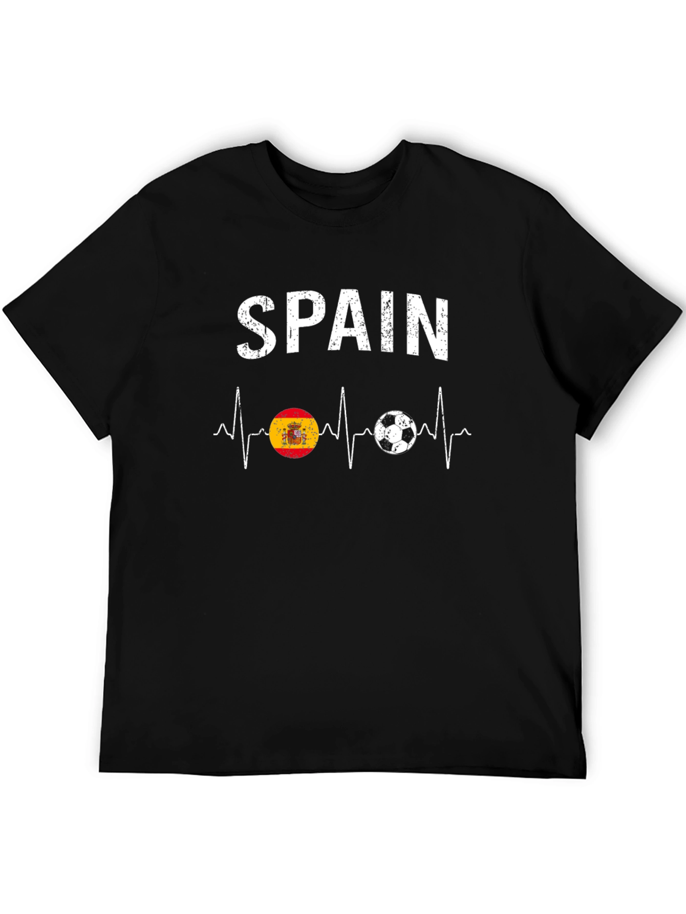 Spain Soccer Heartbeat T-Shirt