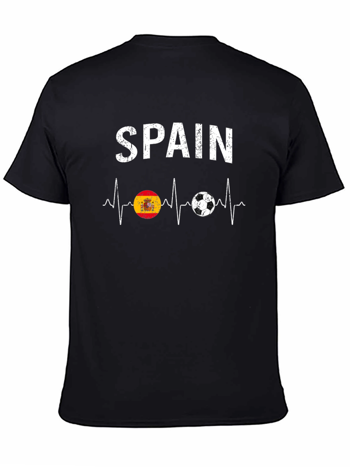 Spain Soccer Heartbeat T-Shirt
