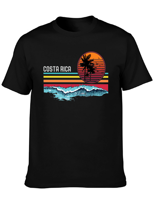 Costa Rica Beach Sunset Graphic T-Shirt