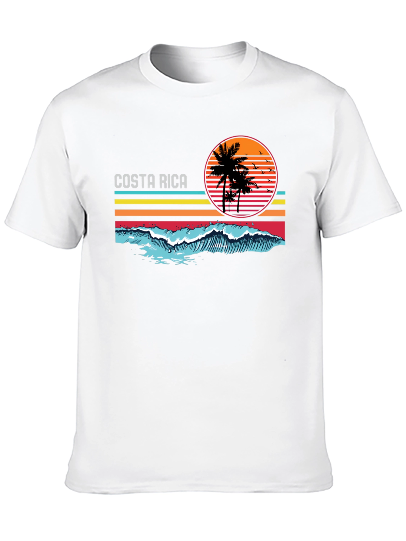 Costa Rica Beach Sunset Graphic T-Shirt