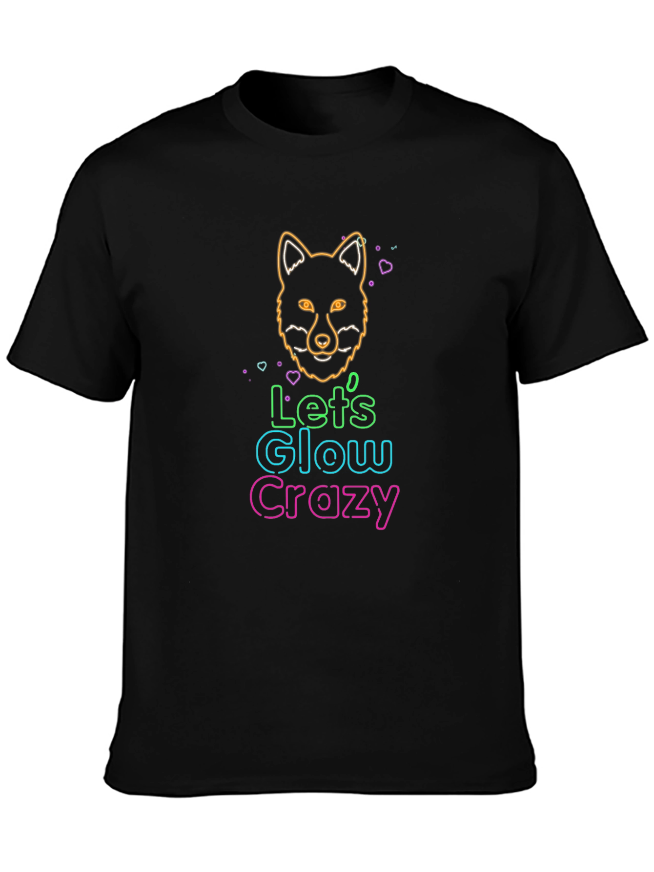 Lets Glow Crazy Graphic Tee