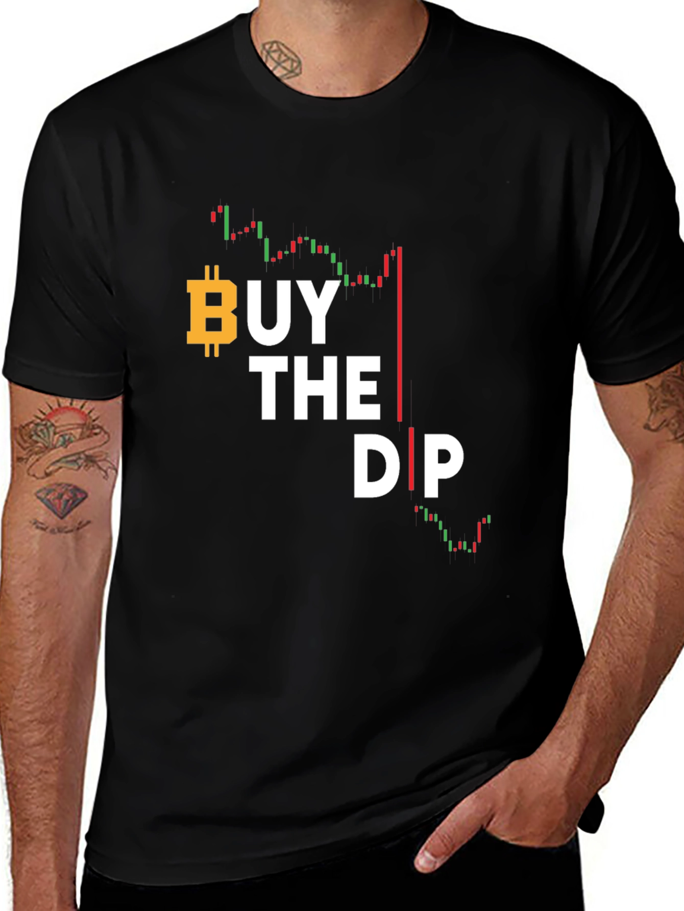 Buy The Dip Bitcoin Crypto T-Shirt