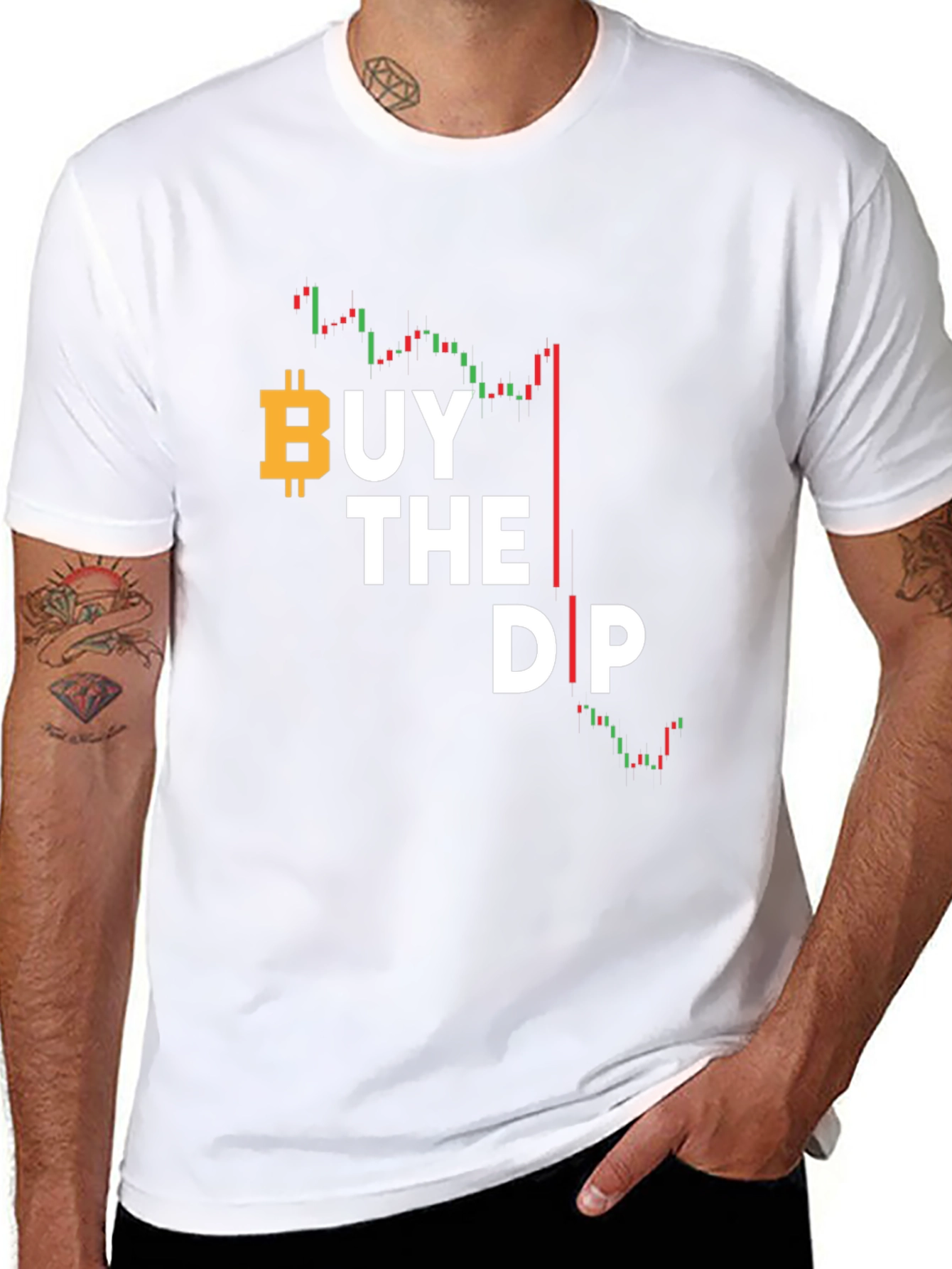 Buy The Dip Bitcoin Crypto T-Shirt