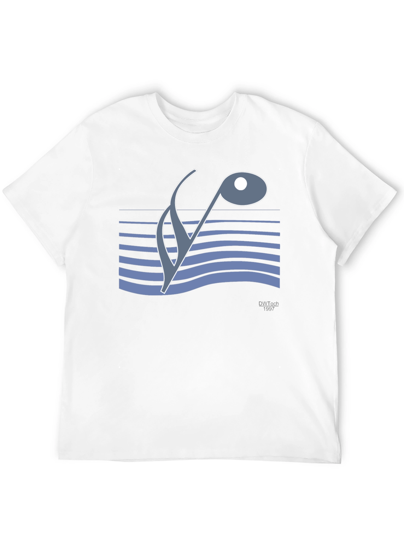 Abstract Music Note Tee - Stylish Graphic Design