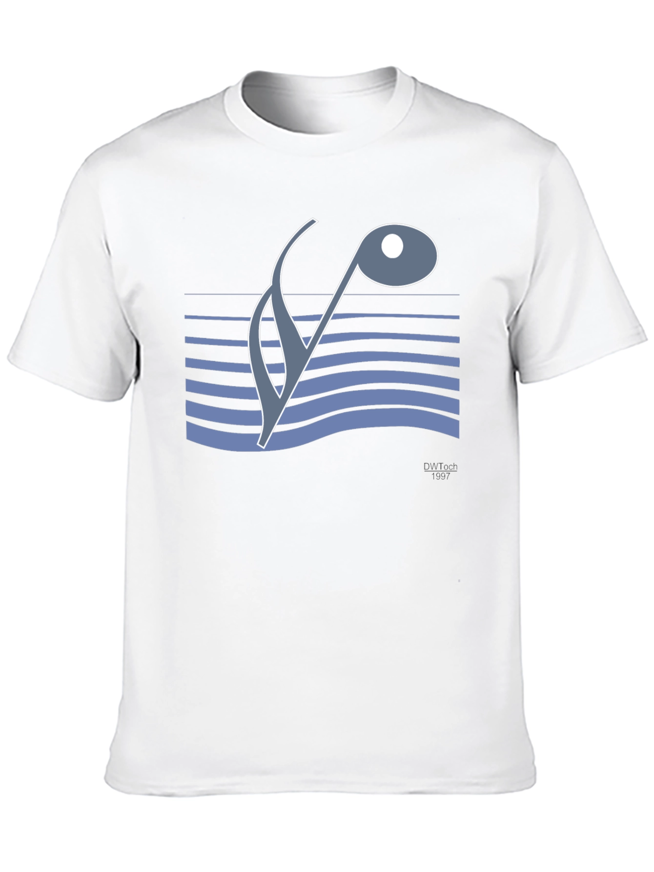 Abstract Music Note Tee - Stylish Graphic Design