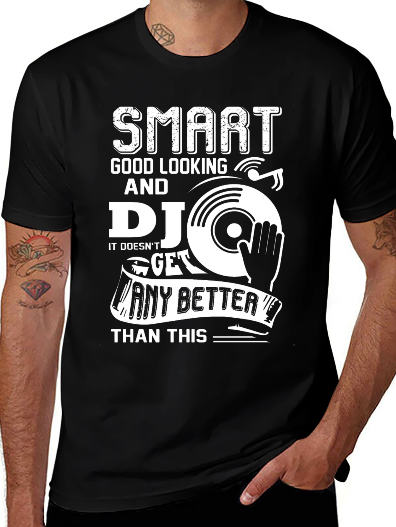 Smart Good Looking DJ Graphic T-Shirt