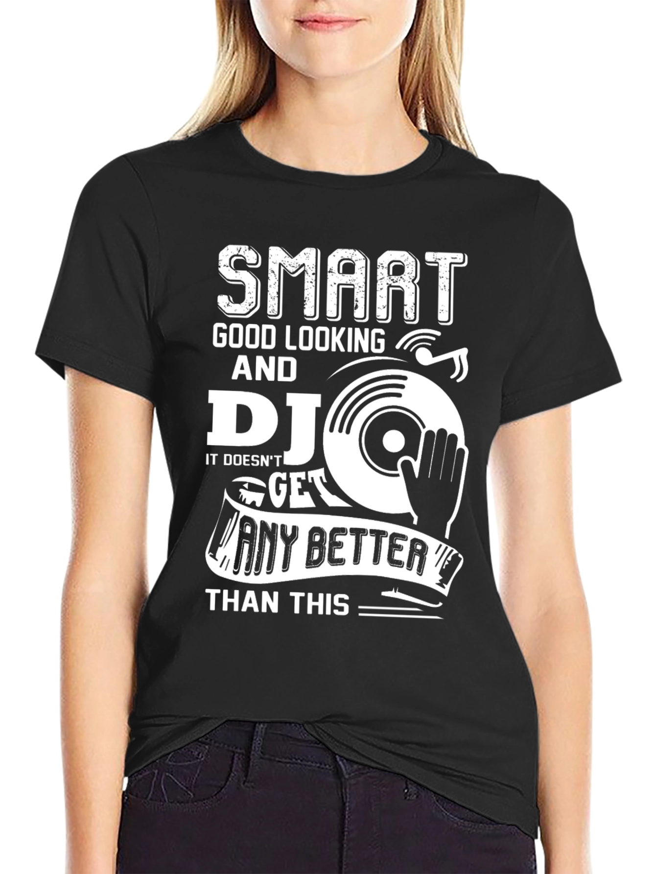 Smart Good Looking DJ Graphic T-Shirt