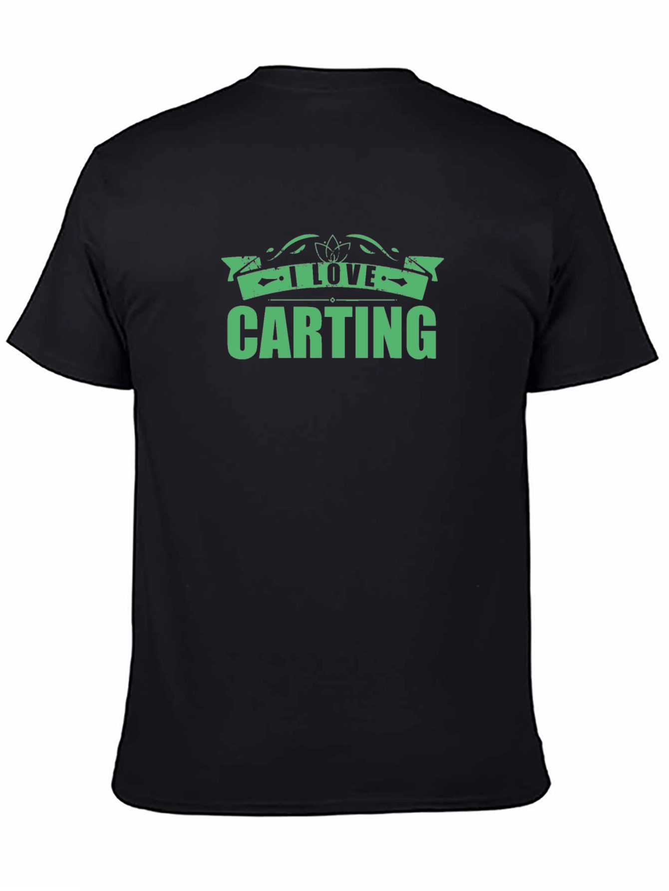 I Love Carting Green Graphic Tee