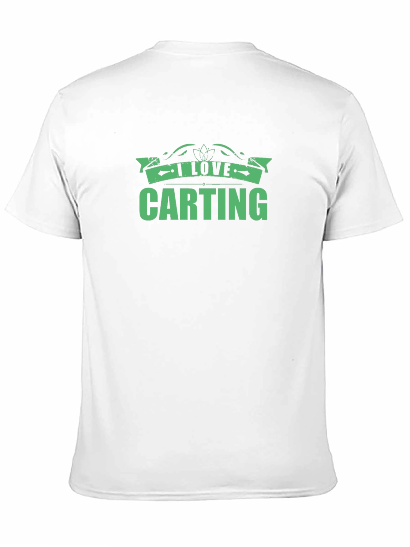 I Love Carting Green Graphic Tee