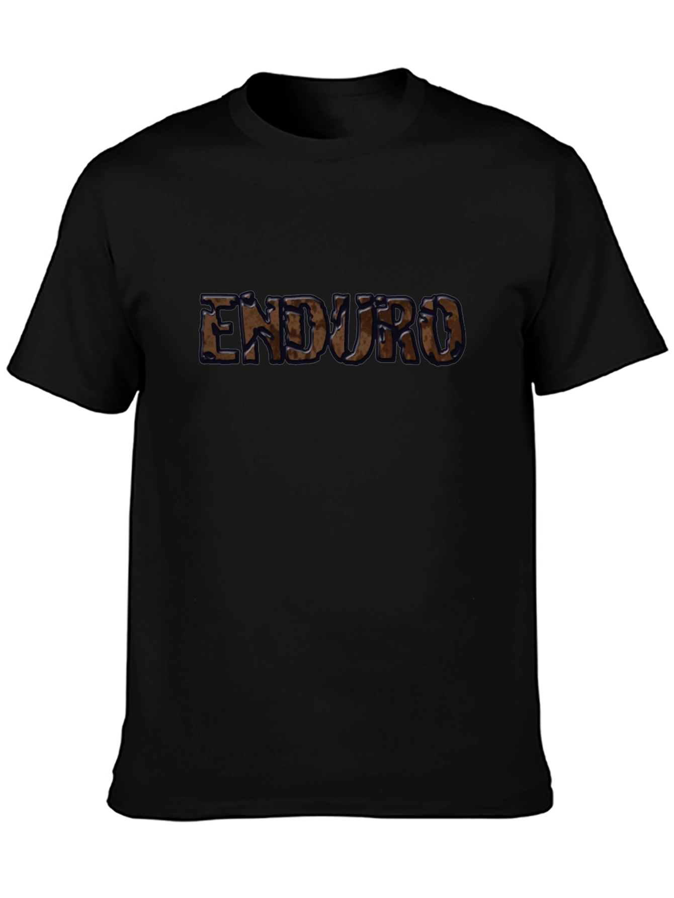 Enduro Graphic T-Shirt - Black Cotton Casual Tee