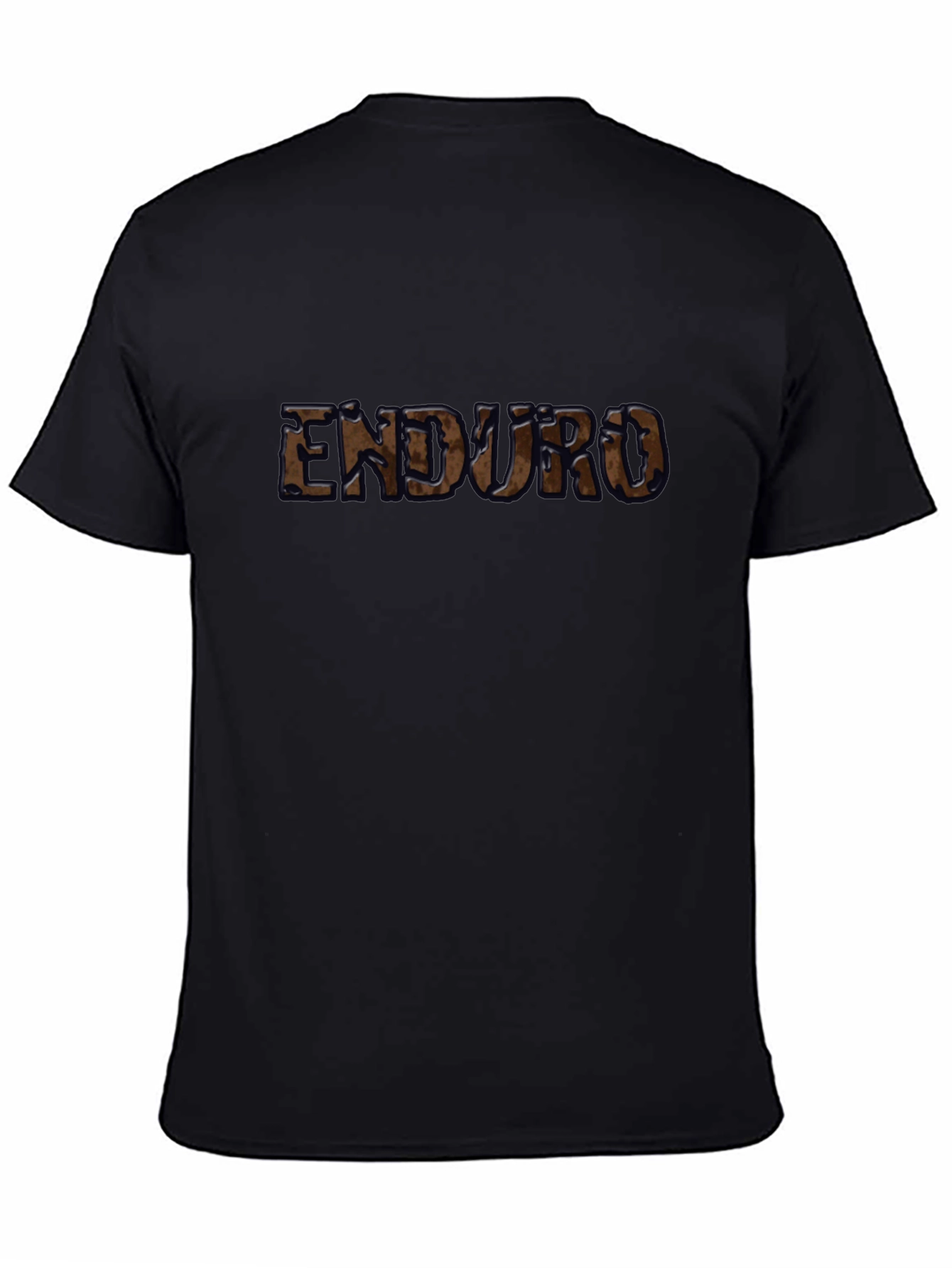 Enduro Graphic T-Shirt - Black Cotton Casual Tee