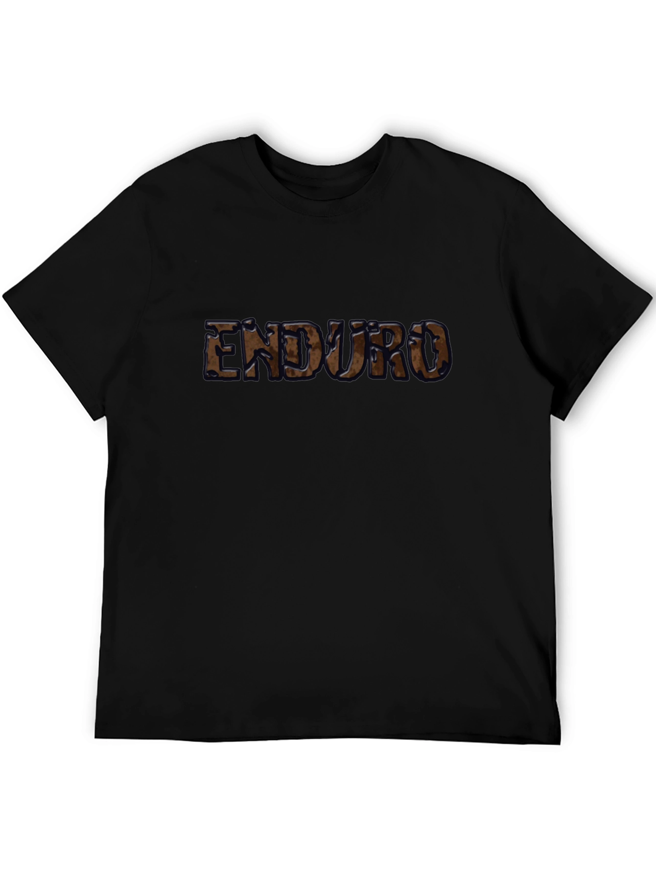 Enduro Graphic T-Shirt - Black Cotton Casual Tee